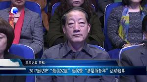 2017廊坊市“最美家庭”頒獎暨“基層服務年”活動啟幕
