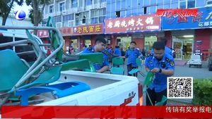 綜合執(zhí)法夜查露天燒烤及小餐桌占道經營
