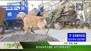 我市發(fā)布養(yǎng)犬通告 向不文明養(yǎng)犬說(shuō)不
