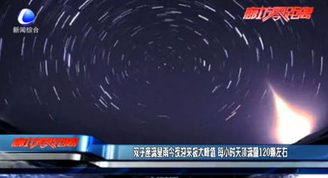 雙子座流星雨今夜迎來(lái)極大峰值 每小時(shí)天頂流量120顆左右