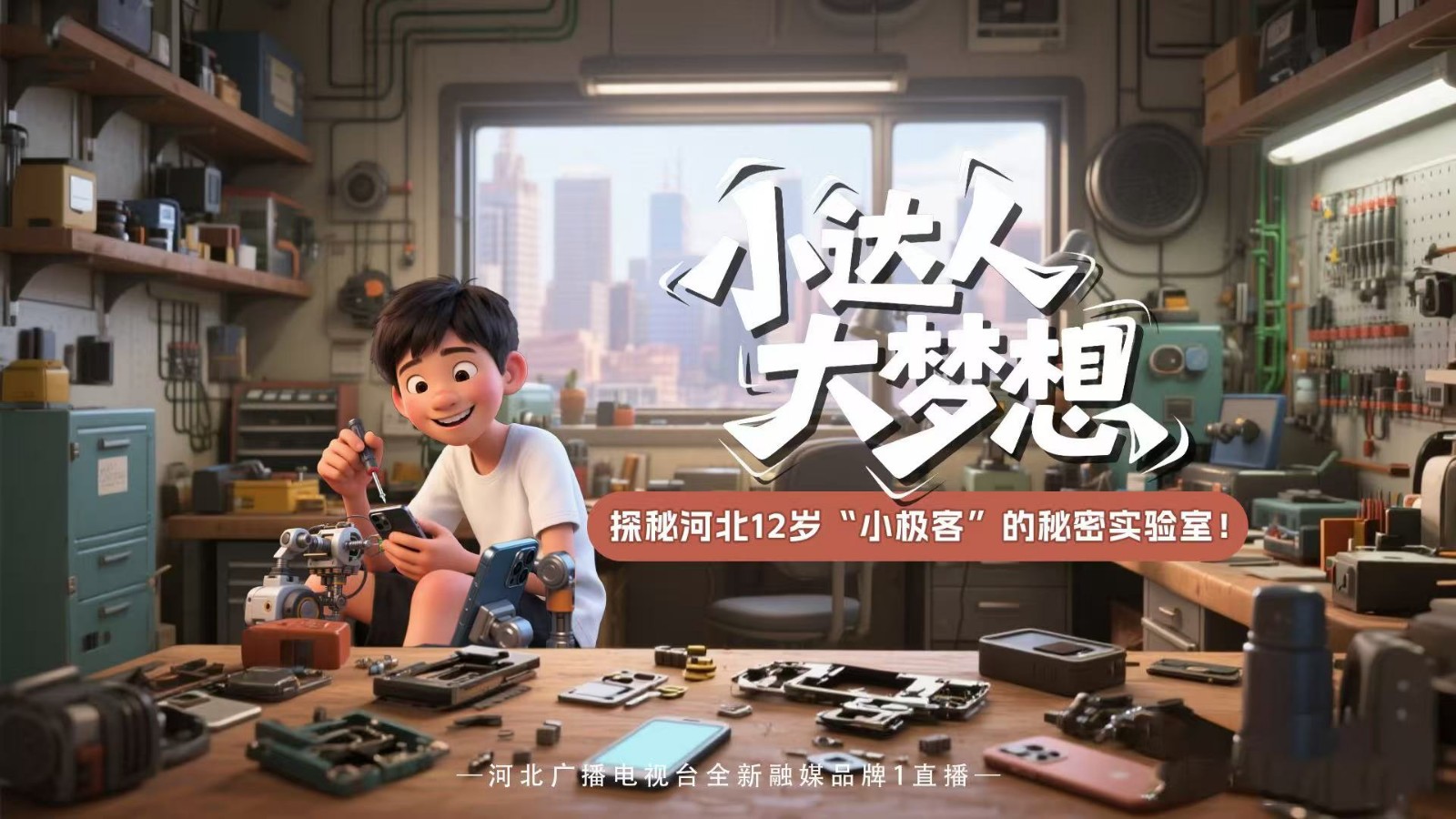 探訪！沉迷維修事業(yè)的小孩哥 走進12歲少年極客造夢實驗室